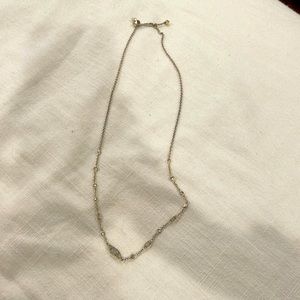 Gold adjustable Kendra Scott necklace